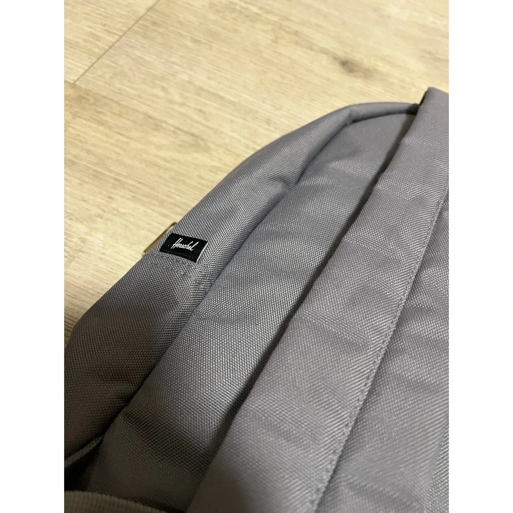 Herschel Supply‎ Co Nova Settlement Backpack Grey Canvas School Travel Bag Mens